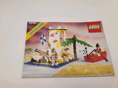 Lego Pirates 6265 Sabre Island Instruction Manual Only