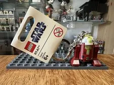 2009 LEGO 852548 Star Wars R7-A7 Astromech Droid Clone Wars Minifigure Keychain