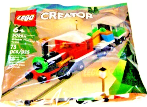 Lego Creator Winter Holiday Train Polybag 30584 - 73 Pieces - 2022