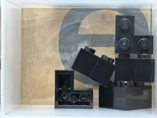 LEGO Parts - Black Brick 2 x 2 Corner - No 2357 - QTY 5