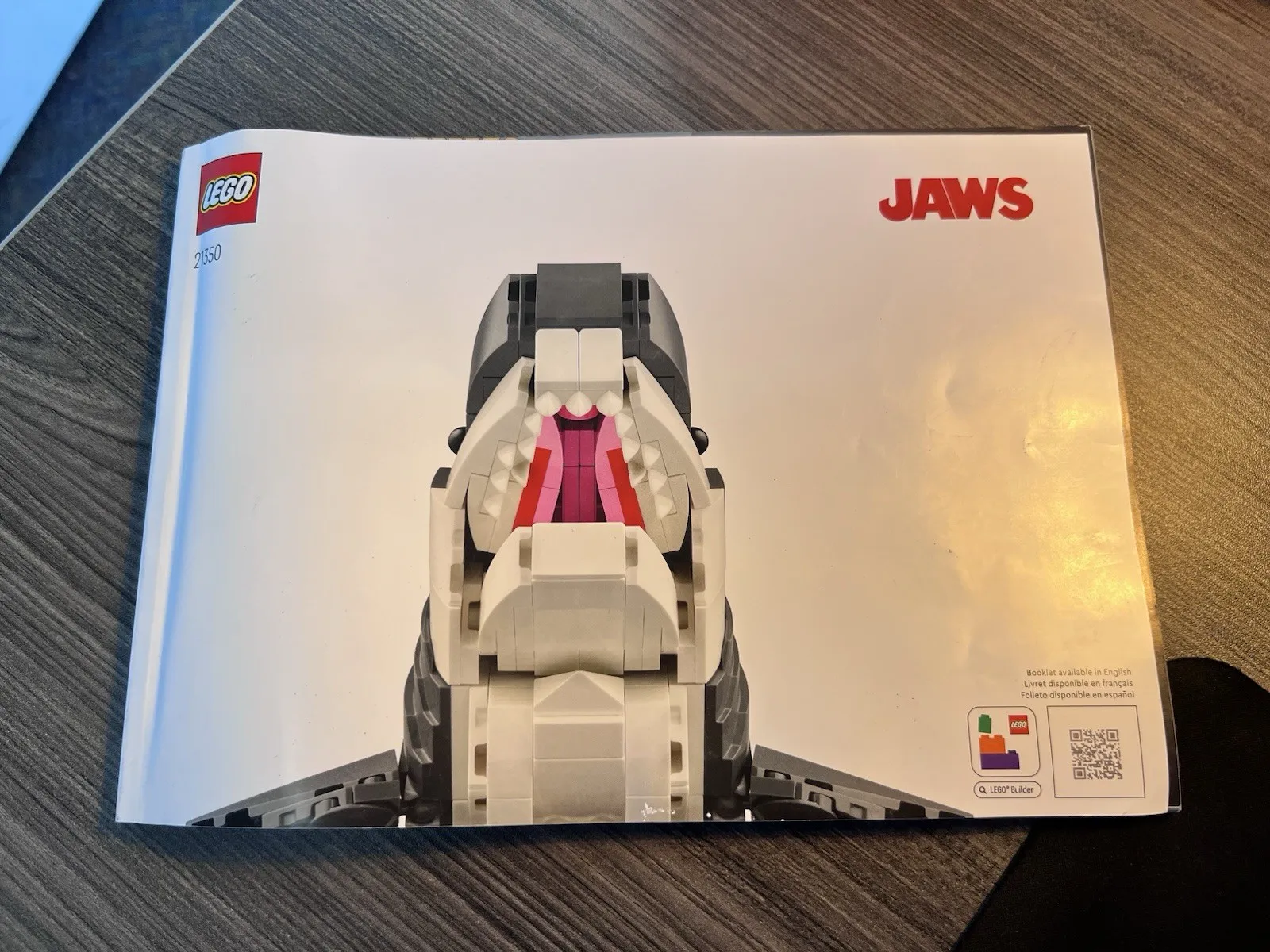 New Lego Jaws 21350 Instruction Manual Only No Bricks Or Parts Lot 135