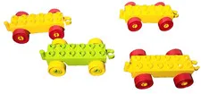 Lego Duplo Lot Cars Train Base Vehicle Toy Parts 4 Pieces