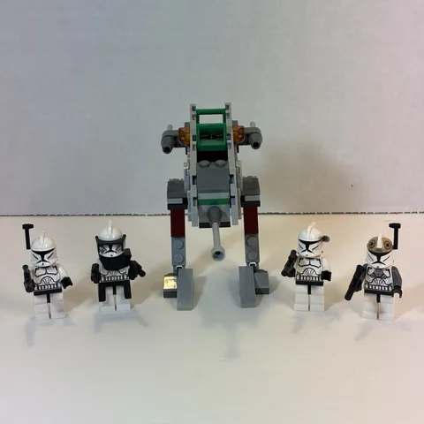 LEGO Star Wars Clone Walker Battle Pack (8014) 72pc W/Clone Trooper, No Box