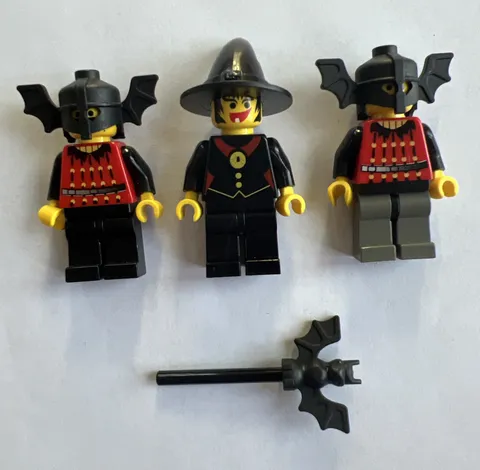LEGO Fright Knights x2 Bat Lord Minifigure 2539 And Witch cas023