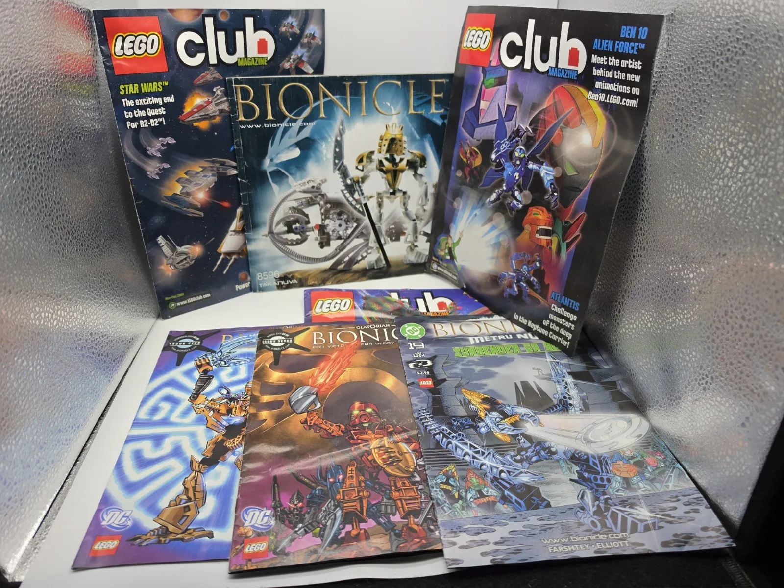 Lego Bionicle Instruction Manual 8596, Bionicle Comic Books, Lego Club Magazines