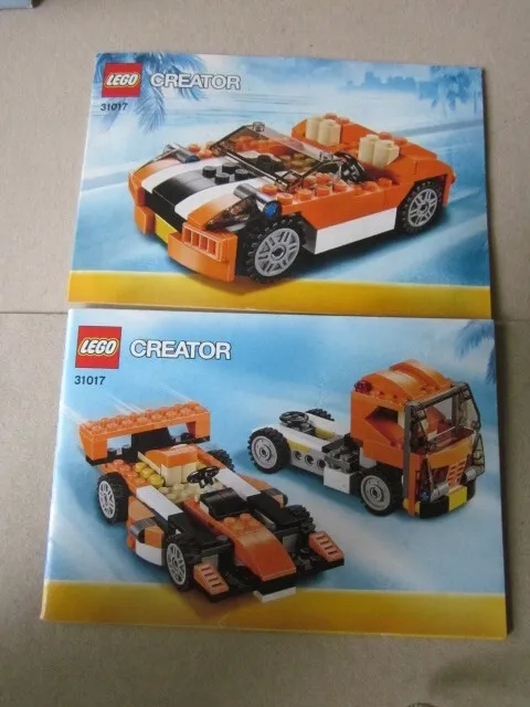 Lego Building Instructions Creator 31017 Part 1 and 2 Part 1 and 2