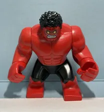 Lego Red Hulk 76078 Big Figure Avengers Super Heroes Minifigure