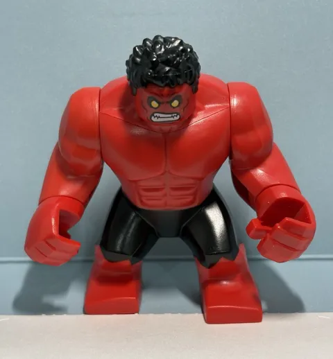 Lego Red Hulk 76078 Big Figure Avengers Super Heroes Minifigure