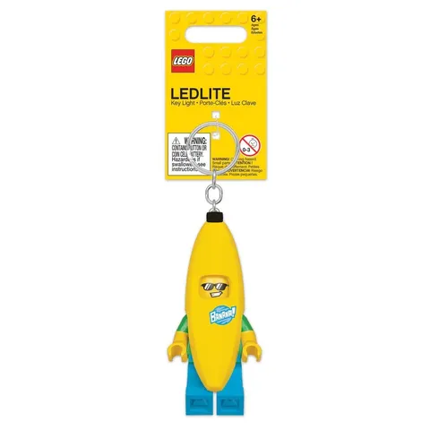 LEGO Banana Suit Guy Classic LEGO Minifigure Key Light Keyring