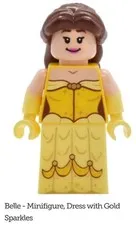 LEGO Belle Minifigure  43263 Disney Princess Beauty And The Beast Castle NEW