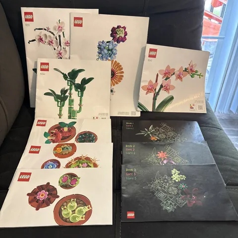 LEGO Botanicals Manuals Only  10309, 10311, 10313, 10329, 10343, And 10344
