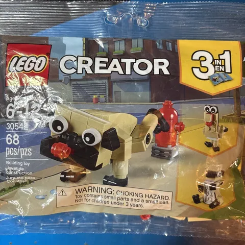 LEGO - 30542 - Cute Pug  Dog Sealed  Creator -3 In 1  Koala Turkey New