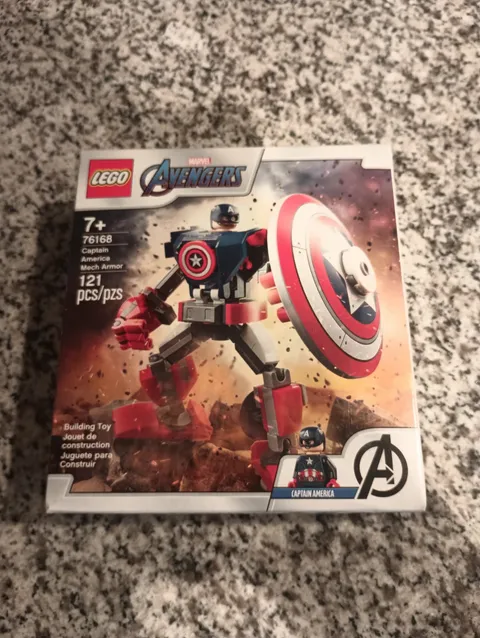 LEGO Marvel Avengers Captain America Mech Armor 76168 SEALED NO DAMAGE