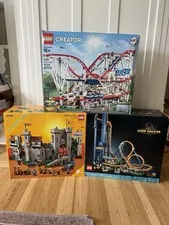 Full Lego Collection Knights’ Castle (10305), Roller Coasters (4124) + (10303)
