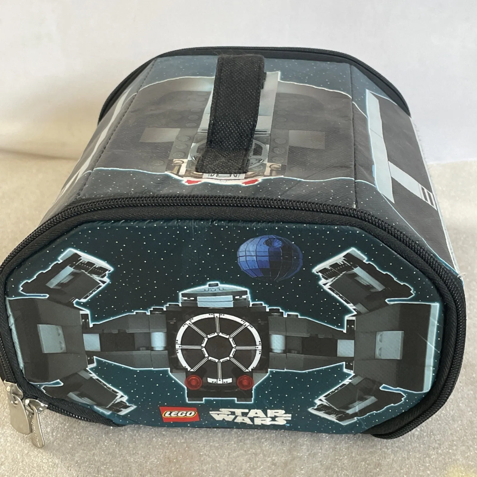 Lego Star Wars ZipBin Storage Carry Case Play Mat Tie Fighter Bag