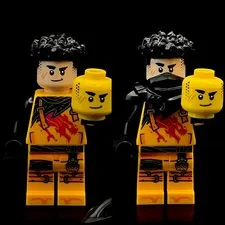 Lego Ninjago Arin Misprint Minifigure Head Factory Prototype Test Print Error