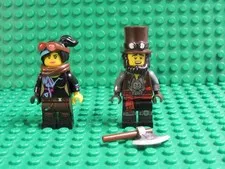 Lot of 2 The LEGO Movie 2 minifigures Apocalypseburg Abe Lucy Wyldstyle AW56