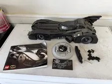 LEGO 76139 1989 Batmobile – With Manual - READ DESCRIPTION - Missing pieces 