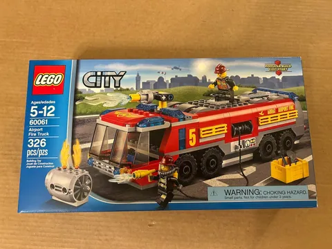 LEGO CITY: Airport Fire Truck (60061)-Brand New In Factory Sealed Box