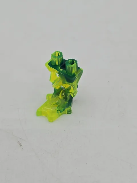 LEGO Ghost LEGS GREEN Dark Green Trans Bright One Foot Leg Ghostly Ninjago Oem 
