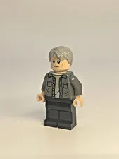 LEGO Orbital Minifigs - Blade Runner Pad Printed Custom - Dark Bluish Gray