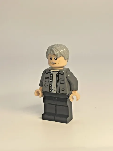 LEGO Orbital Minifigs - Blade Runner Pad Printed Custom - Dark Bluish Gray