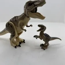 LEGO Jurassic Park 76961 T-Rex & Raptor Attack Dinosaur Figures Retired