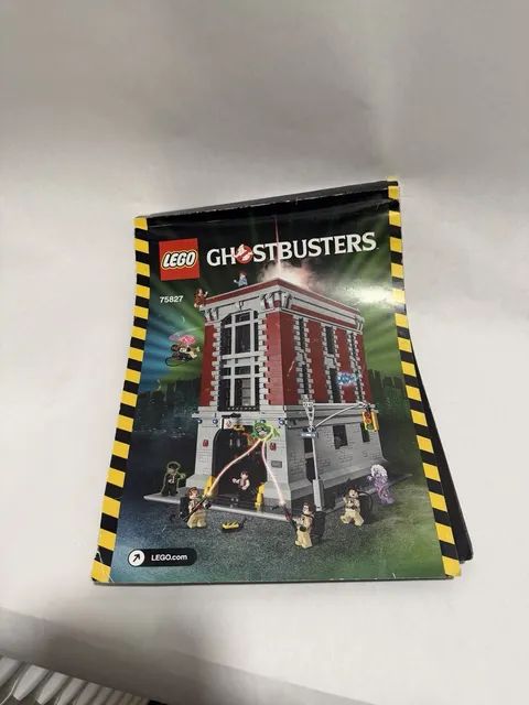 Lego 75827 Ghostbusters Firehouse Instruction Manual Book Only - No Bricks