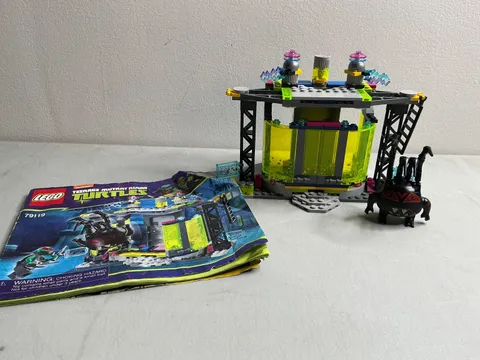 Lego Ninja Turtles Mutation Chamber Unleashed 79119 PRE-BUILT