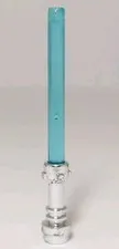 Lego Chrome Handle Trans Blue Light Saber For Star Wars Minifigures