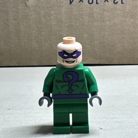 LEGO Batman The Riddler Minifigure BAT017 7785 Arkham Asylum 2006 Genuine