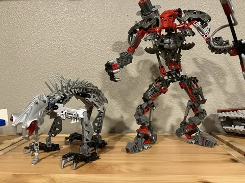 LEGO Bionicle Warriors Maxilos and Spinax 8942