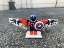 LEGO Marvel Super Heroes Captain America (Sam Wilson) Minifigure (sh1003)