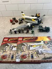 Lego 7628 Peril In Peru Complete Indiana Jones Kingdom Of The Crystal Skull