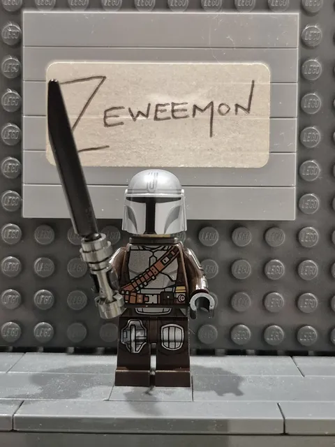 Din Djarin Mandalorian Clone Wars Star Wars Lego figure minifigure