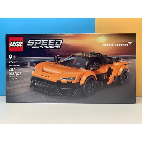 LEGO Speed Champions McLaren W1 77257 Building Set 287 pcs New Sealed Box
