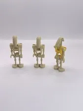 Lego Star Wars Battle Droid Lot Commander Minifigures sw0184 sw0001c