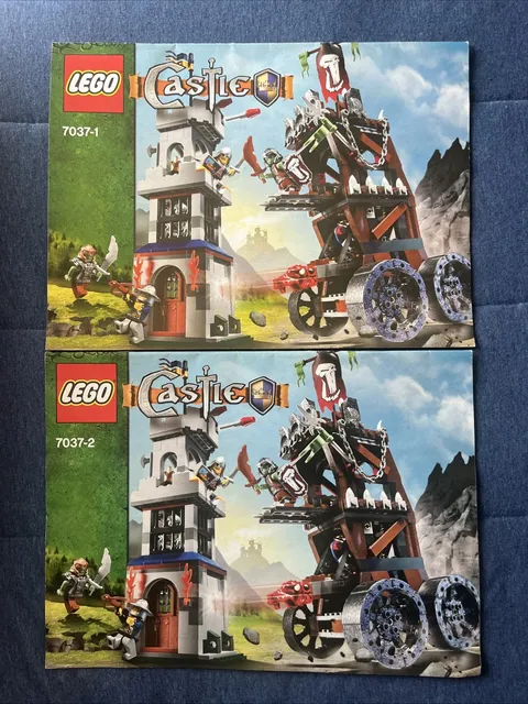 Instruction Manual ONLY LEGO # 7037 Tower Raid Books 1 and 2