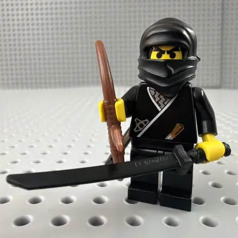 LEGO Black Ninja Minifigure 6093 4805 6088 6083 Cas048