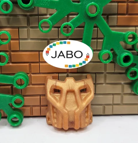 (S13/1/9) LEGO Bionicle 42042su Krana Mask Mask Su Reddish Gold