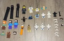 LEGO Minifigure and Part lot (Minecraft, Ninjago, Skeleton, Simpsons) 