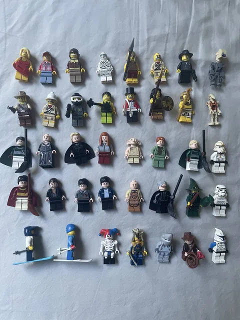 Lego Minifigure Bulk Lot (Harry Potter, Star Wars, Fantasy, CMF)