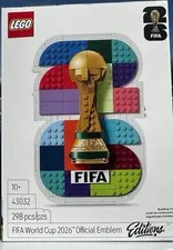FIFA World Cup 2026 Official Emblem Lego Set #43032 New Factory Sealed