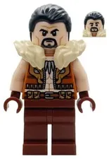 LEGO® Minifig sh1070 - Kraven The Hunter - Reddish Brown Plain Legs