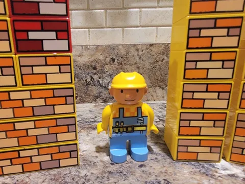 Vintage LEGO DUPLO Bob the Builder and His Bricks Lot