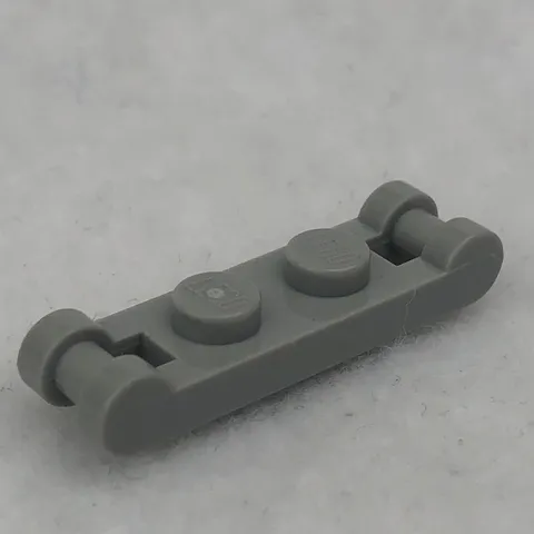 LEGO 18649 Light Bluish Gray Plate, Modified 1 x 2 W/ Bar Handles on Ends (x1)