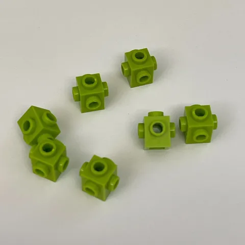 Lego 4733 Lime Green Replacement Parts Pieces Lot of 7