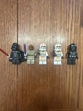 Lego Star Wars Minifigure Lot Darth Vader , Mace Windu, 212th Clone, TIE Pilot