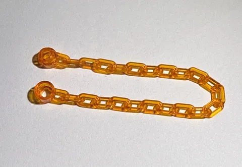 LEGO 30104 Chain 21 Links 16-17L Trans Neon Orange x1 Genuine