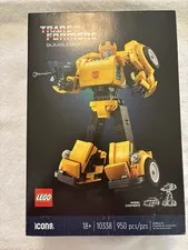 LEGO Icons Transformers Bumblebee Collectible Building Set 10338 - NEW IN BOX